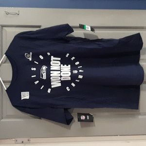 Nike Navy Seattle Seahawks 2020 NFC West Division Champions Trophy t-shirt